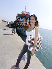 Candid sexy pics from pretty Ladyboy Wicky